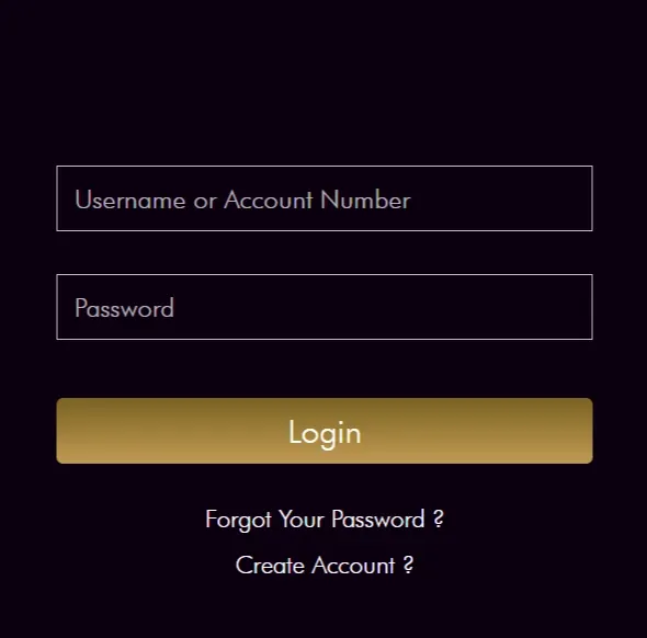 Miami Club Casino login page